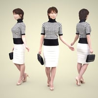 3D人物素材 [Posed]   025_Haru