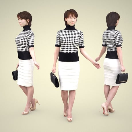 3D人物素材 [Posed]   025_Haru