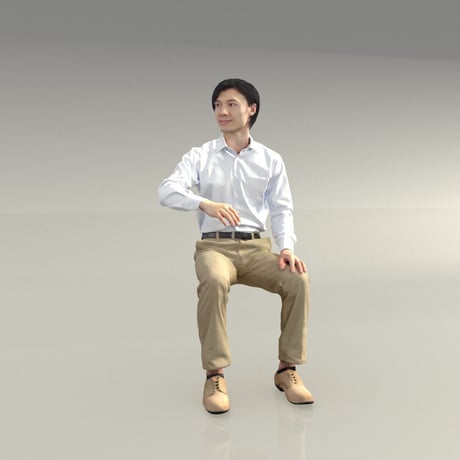 3D人物素材 [ お試し版 ] 065_M_Syun