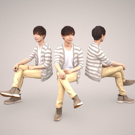 3D人物素材 [Posed]   035_Toru