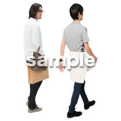 Cutout People　男性ペア　JJ_359