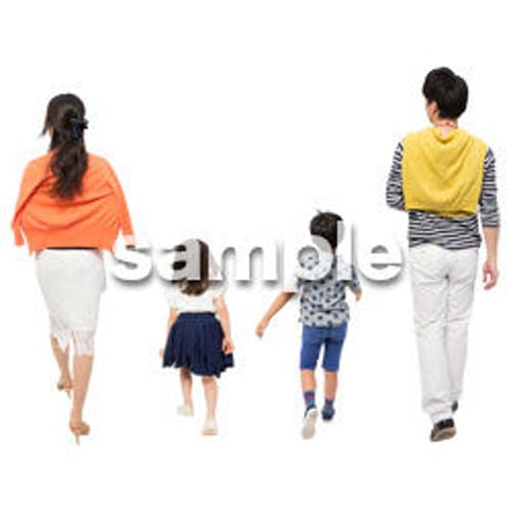 Cutout People　4人ファミリー　GG_270