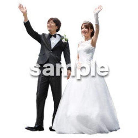 Cutout People　ウェディング　DD_038