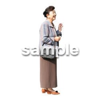 人物切抜き素材　シニア編　C_341