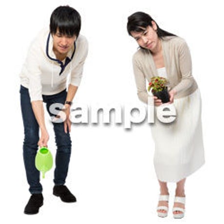 Cutout People　ガーデニング　II_171