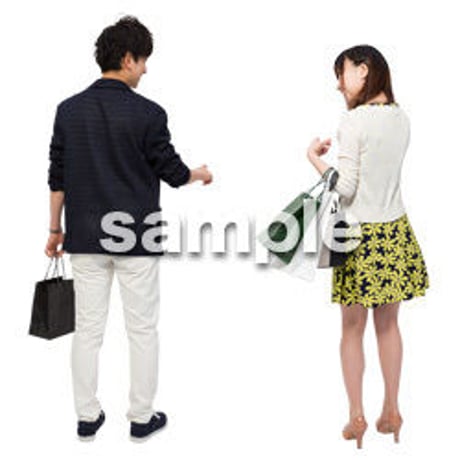 Cutout People　ショッピング　JJ_140