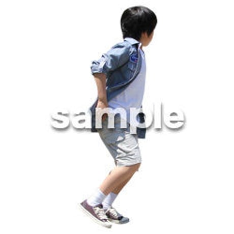 人物切抜き素材　キッズ・スクール編　O_277