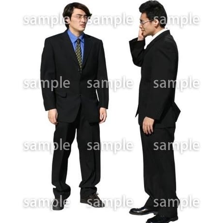 人物切抜き素材　男性女性編　A_160