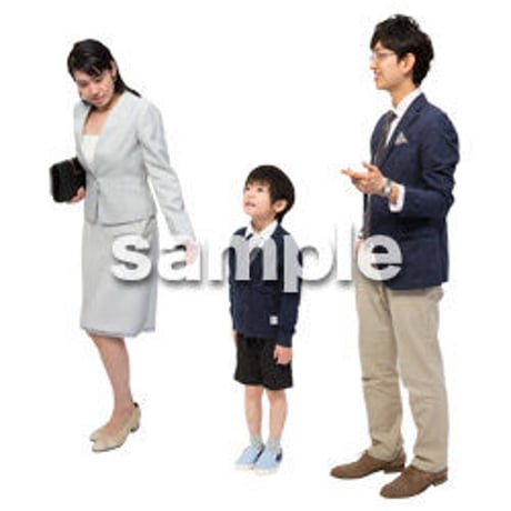 Cutout People　ファミリー　GG_017