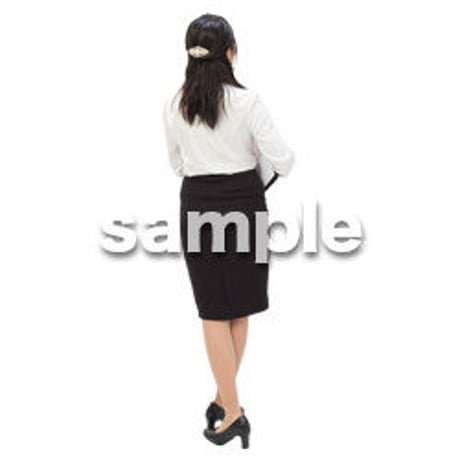 Cutout People　ビジネス　AA_355