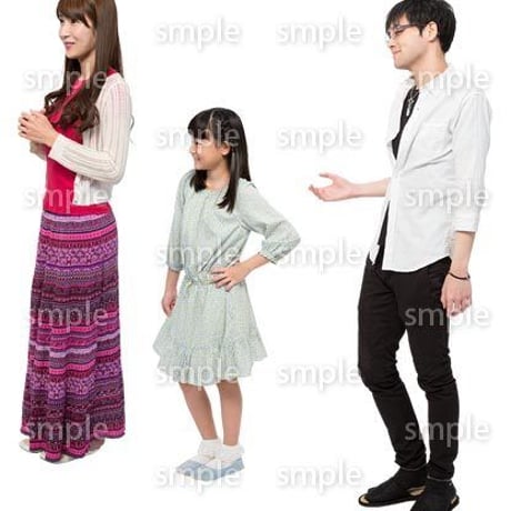 Cutout People　ファミリー　II_187