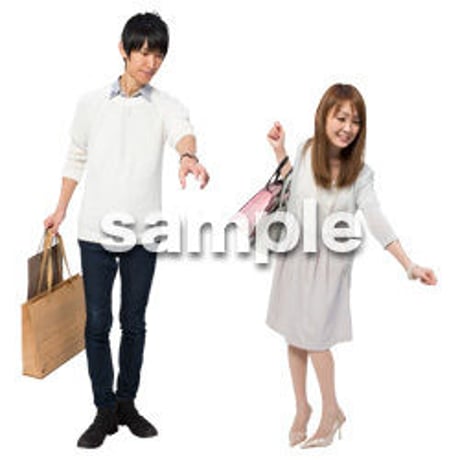 Cutout People　ショッピング　JJ_176