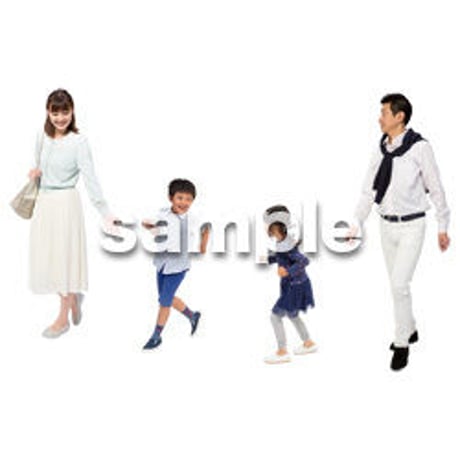Cutout People　4人ファミリー　GG_322