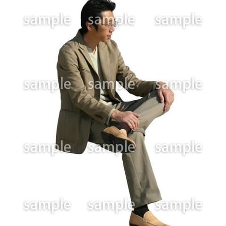 人物切抜き素材　男性女性編　A_111