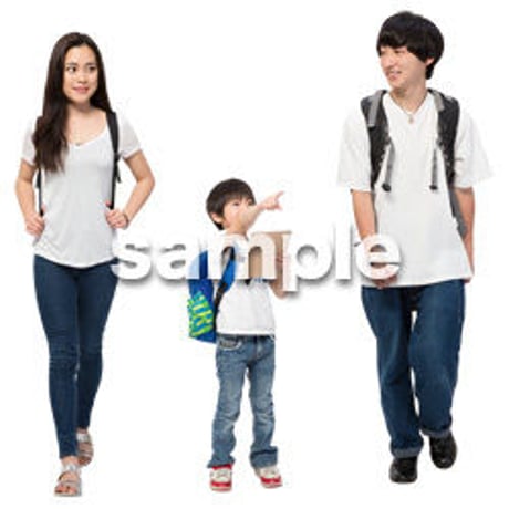 Cutout People　ファミリー　GG_106