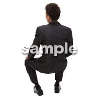 Cutout People　パーティー座る人　DD_410