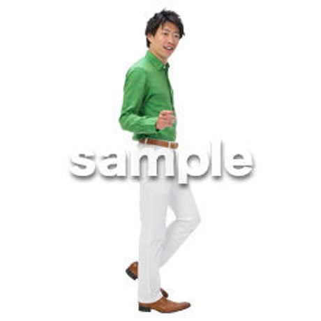 Cutout People　日本人カジュアル　BB_178