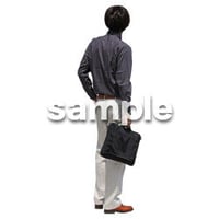 人物切抜き素材　ベーシックファッション編　P_409