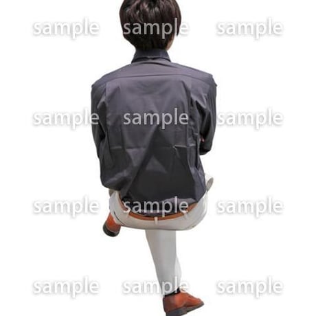人物切抜き素材　座る人Ⅱ編　Q_433