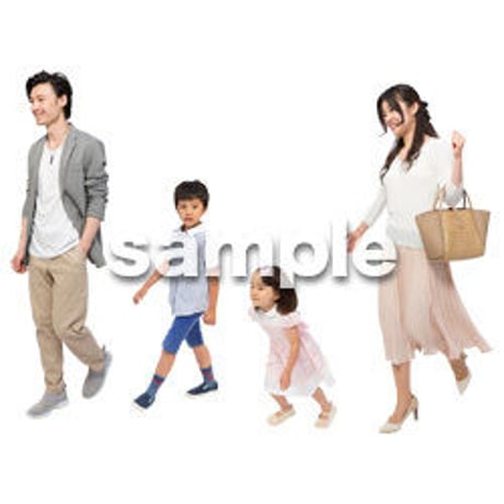 Cutout People　4人ファミリー　GG_217