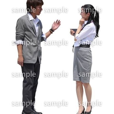 Cutout People　ビジネス-日本人　EE_188