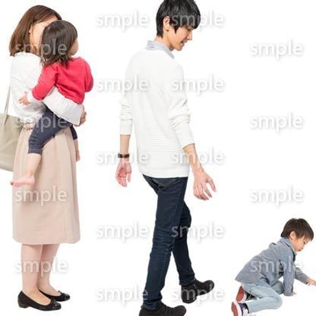 Cutout People　4人ファミリー　GG_429