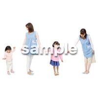 Cutout People　保育士と子供　GG_491
