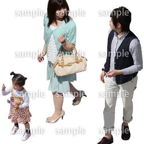 Cutout People　鳥瞰　人物　FF_157