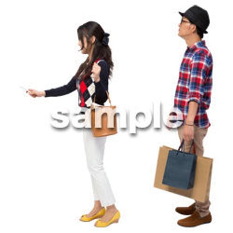 Cutout People　ショッピング　JJ_168