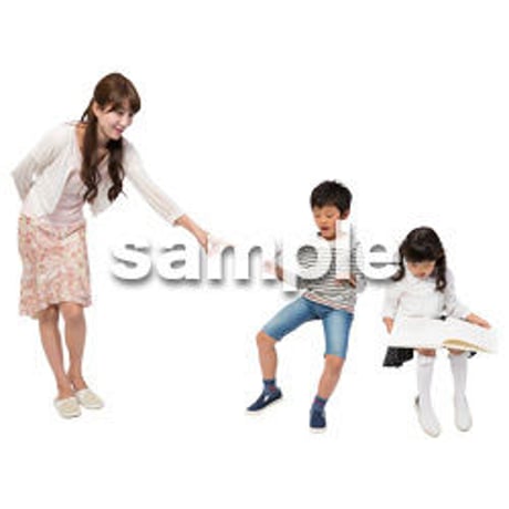 Cutout People　ファミリー　II_286