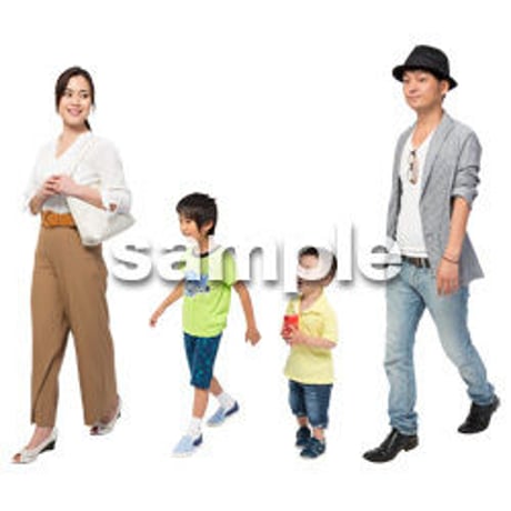 Cutout People　4人ファミリー　GG_282