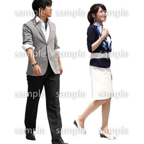 人物切抜き素材　ベーシックファッション編　P_037