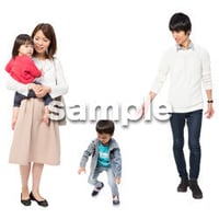 Cutout People　4人ファミリー　GG_426