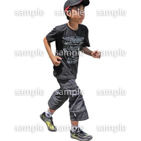 人物切抜き素材　キッズ・スクール編　O_295
