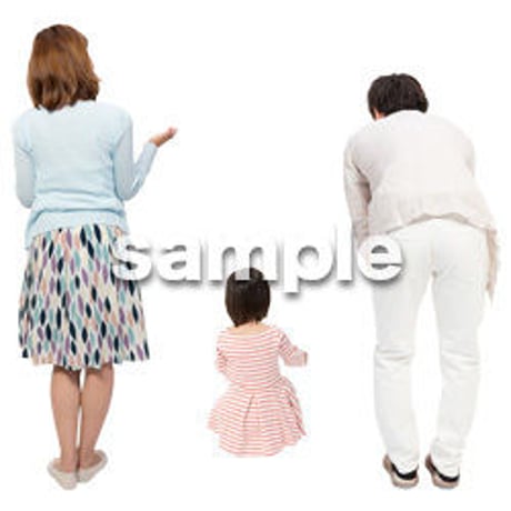 Cutout People　ファミリー　II_275