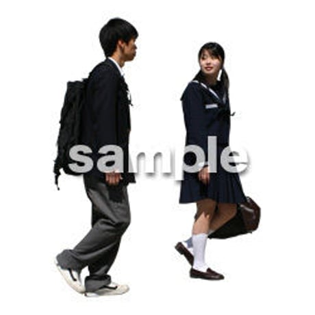 人物切抜き素材　こどもファミリー編　B_364