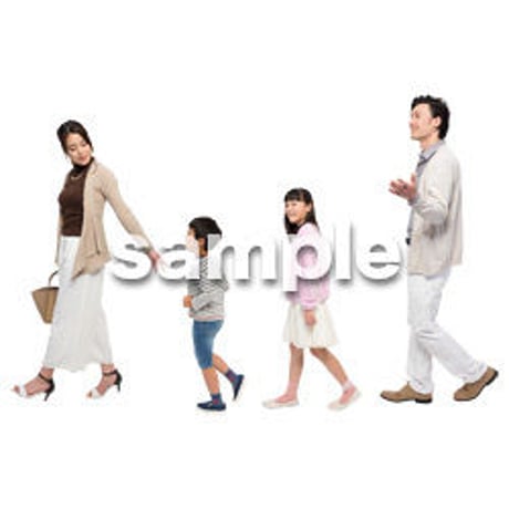 Cutout People　4人ファミリー　GG_248