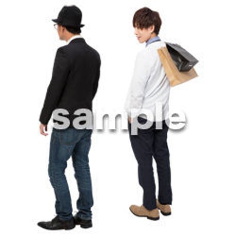 Cutout People　男性ペア　JJ_379