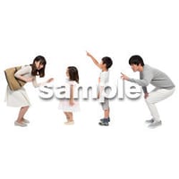 Cutout People　4人ファミリー　GG_478