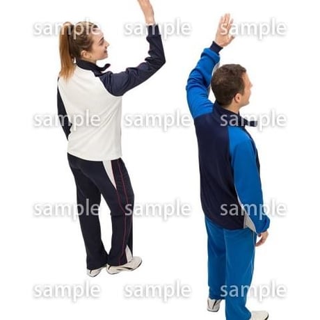 Cutout People　スポーツ 鳥瞰　CC_369