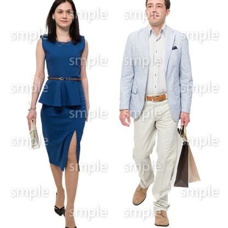 Cutout People　外国人ペア　JJ_461