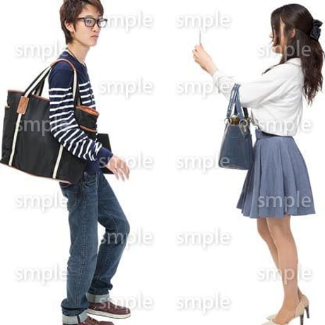 Cutout People　ショッピング　JJ_193