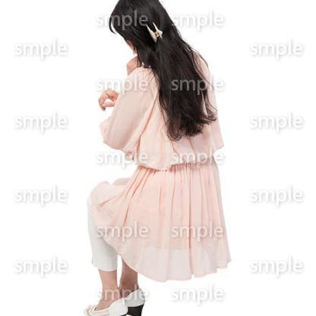 Cutout People　座る女性　KK_249
