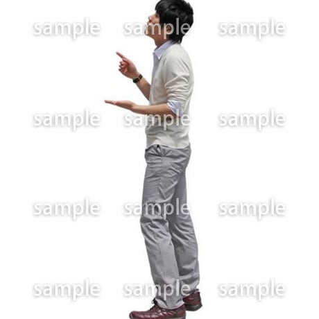 人物切抜き素材　ベーシックファッション編　P_318