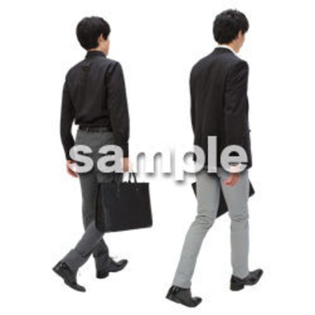 Cutout People　ビジネス-日本人　EE_129
