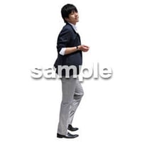 人物切抜き素材　ベーシックファッション編　P_438