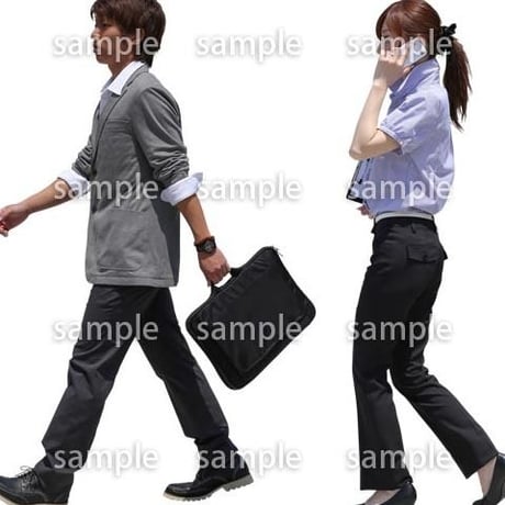 Cutout People　ビジネス-日本人　EE_193