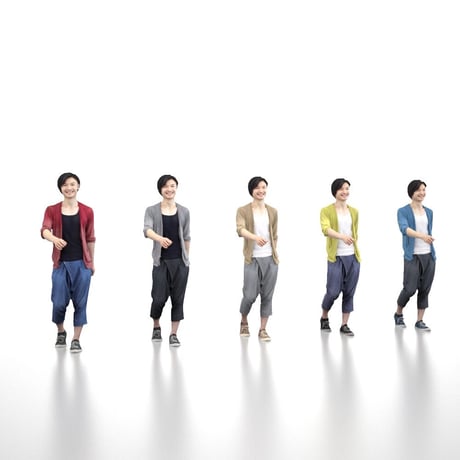 3D人物素材  [Posed]  061_Syun