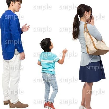 Cutout People　ファミリー　GG_084