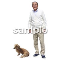 人物切抜き素材　シニアライフ編　R_491